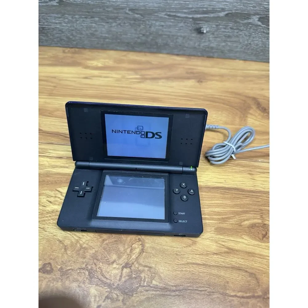 Nintendo DS Lite Handheld System - Cobalt/Black With AC Adapter - Excellent